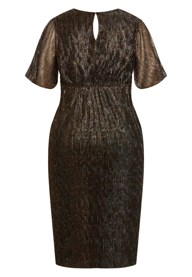 Julia Plisse Dress image number 4