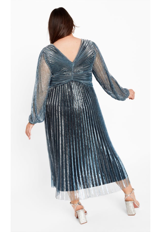 Pleated Plisse Dress image number 2