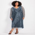 Pleated Plisse Dress image number 0