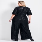 Nada Sequin Puff Sleeve Jumpsuit image number 1