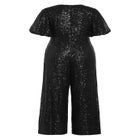 Nada Sequin Puff Sleeve Jumpsuit image number 4