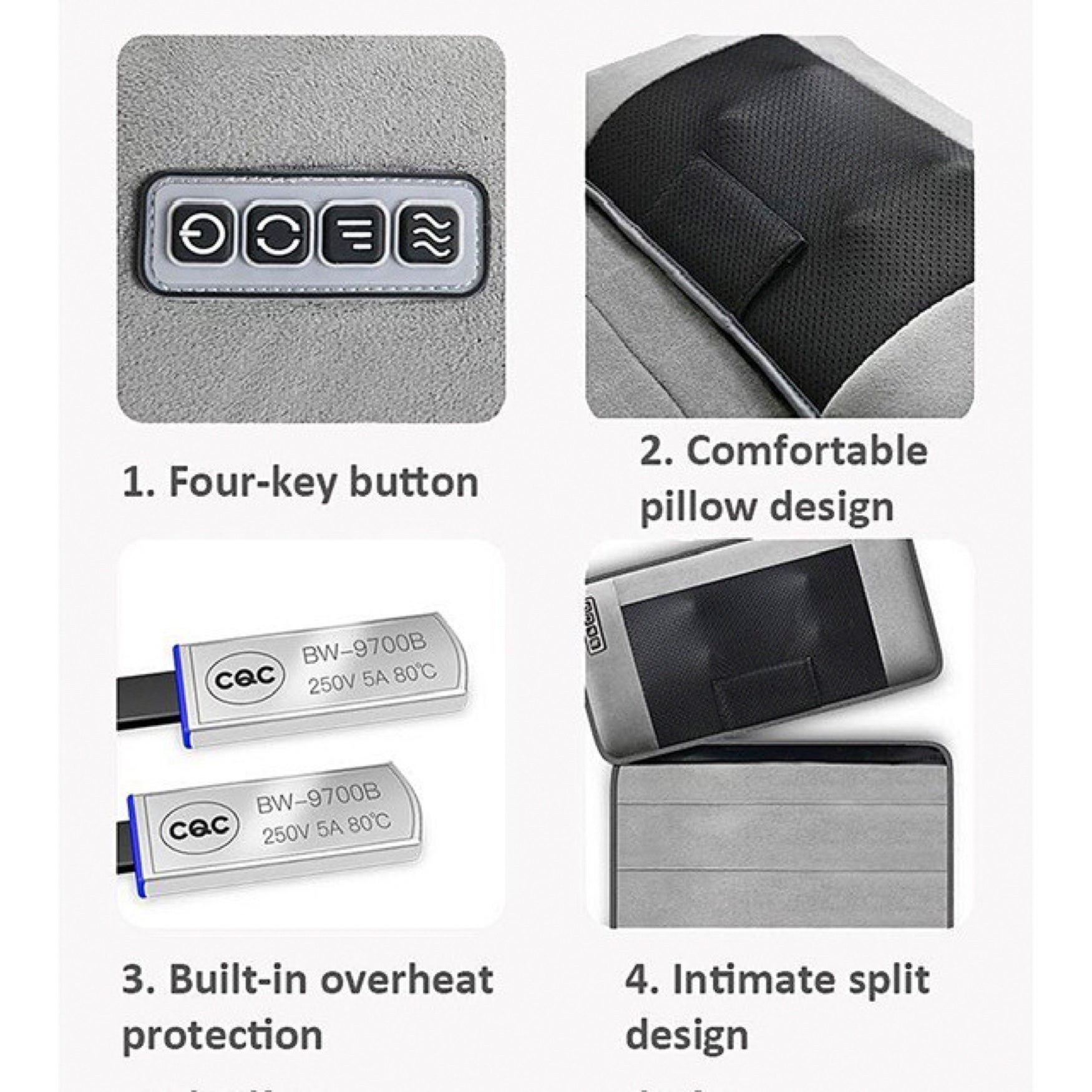 Therapeutic 4-in-1 Massage Therapy Mattress image number 2