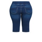 Butter Denim Pull On Crop Jean image number 5