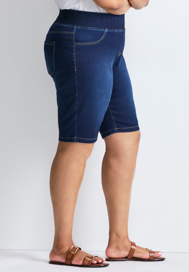 Butter Denim Pull On Short image number 2
