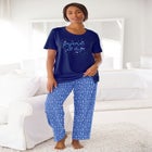 Graphic Tee PJ Set image number null