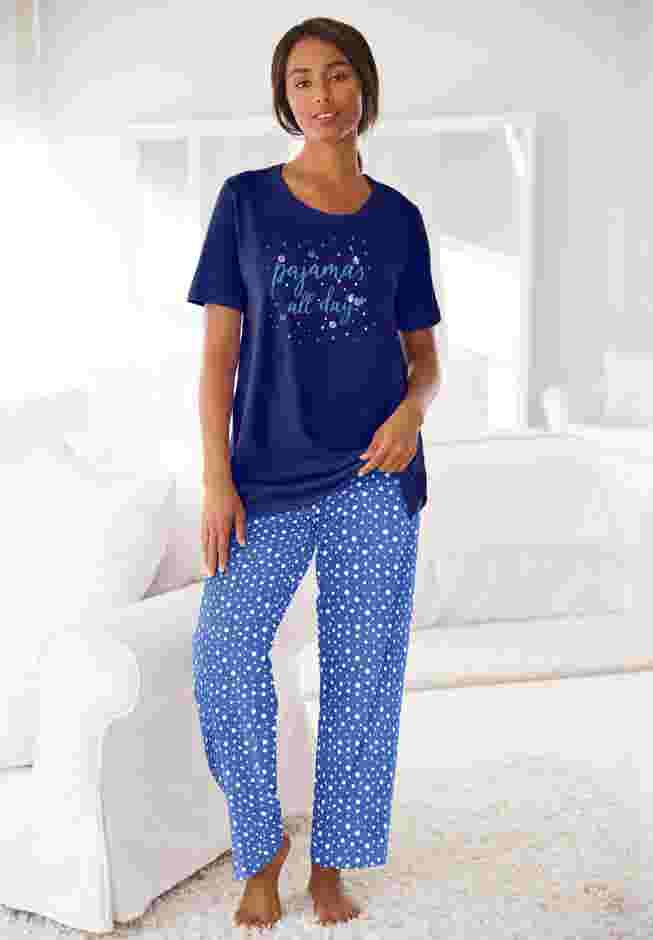 Graphic Tee PJ Set image number 5