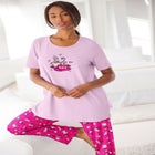 Graphic Tee PJ Set image number null