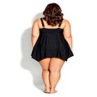 Sharkbite Print Swim Dress image number null