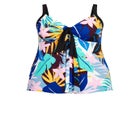 Fly Away Print Tankini Top image number null