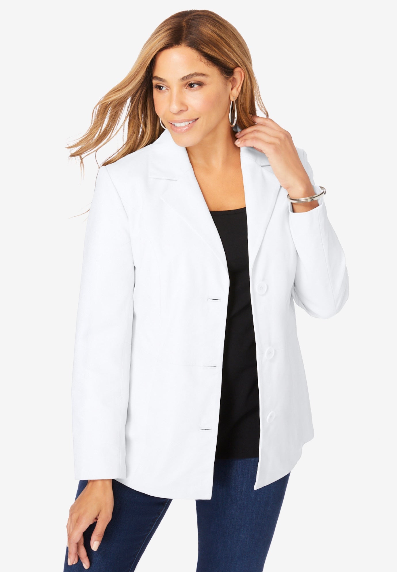 Leather Blazer image number 0