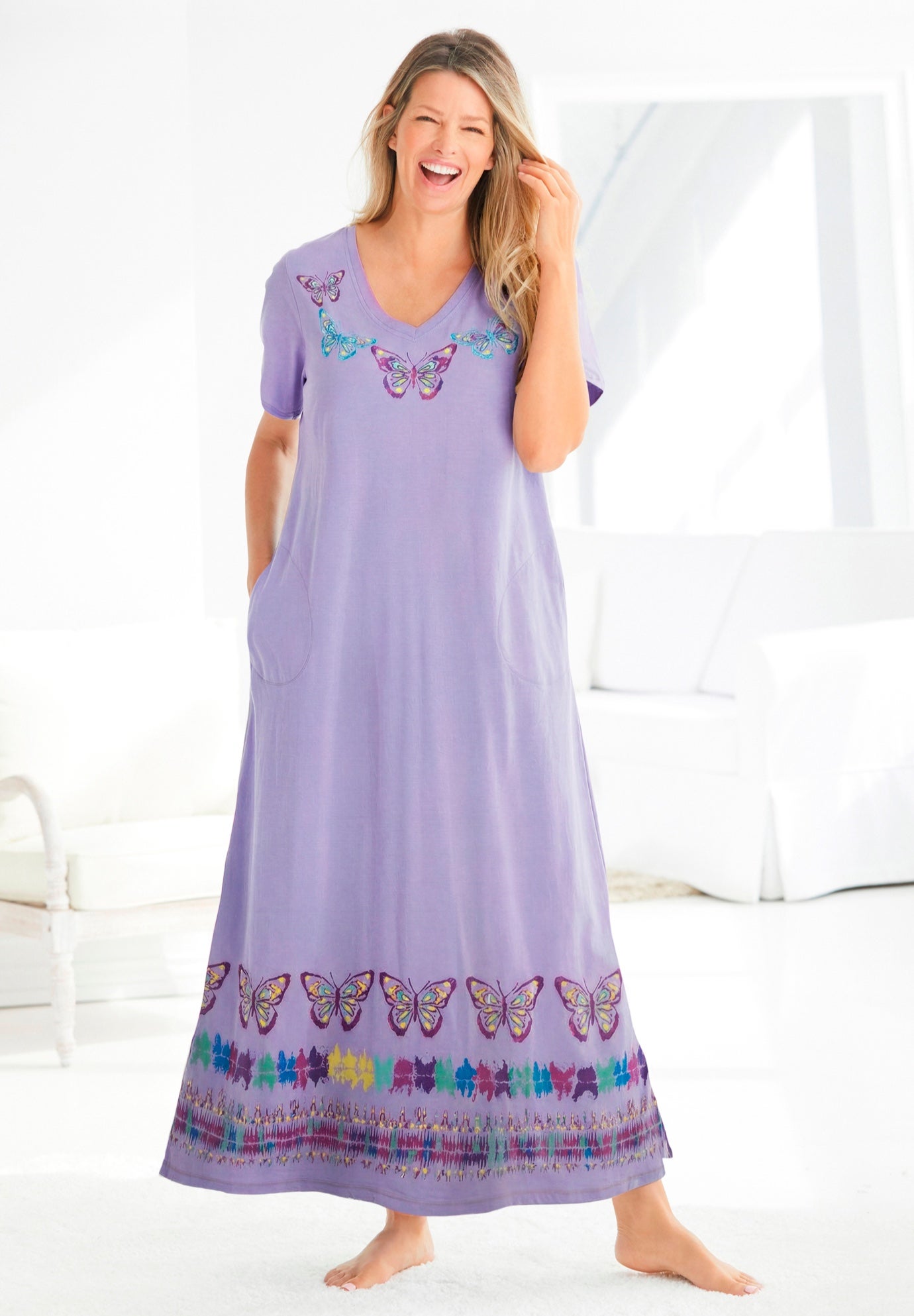 Long T-Shirt Lounger image number 6