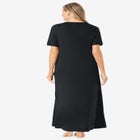 V-NECK SHORT SLEEVE MAXI LOUNGER image number null