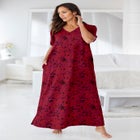 V-NECK SHORT SLEEVE MAXI LOUNGER image number null