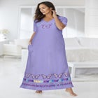 V-Neck Short Sleeve Maxi Lounger image number null