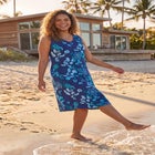 Trapeze V-Neck Short Lounger image number null