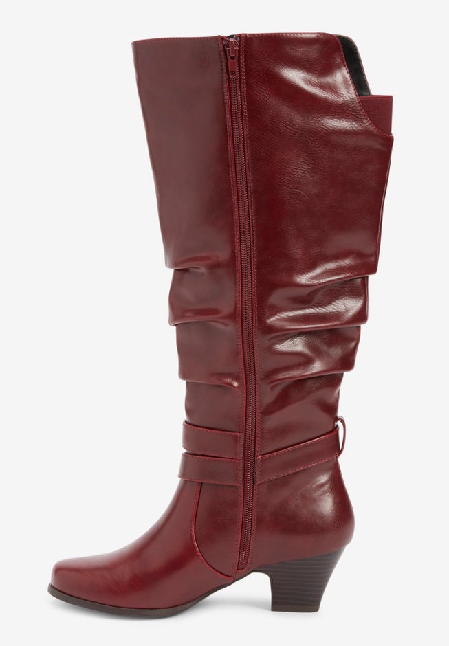 The Cleo Tall Wide Calf Boot By Comfortview image number 3
