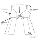 Longitude Tie Front Swimdress image number null