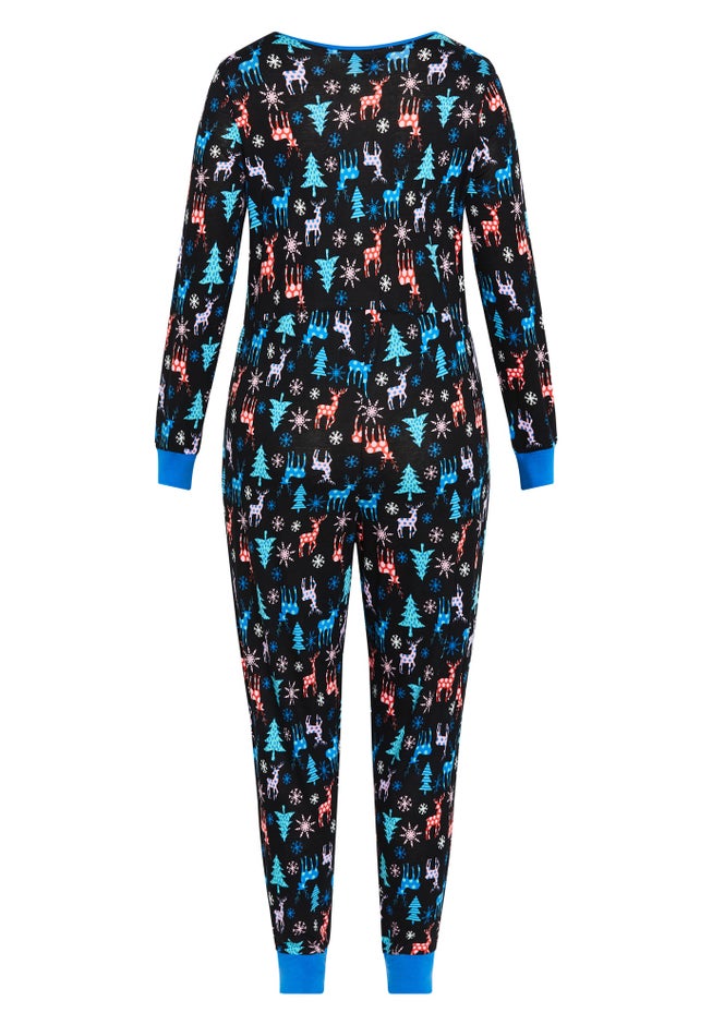 Festive Print Onesie image number 3