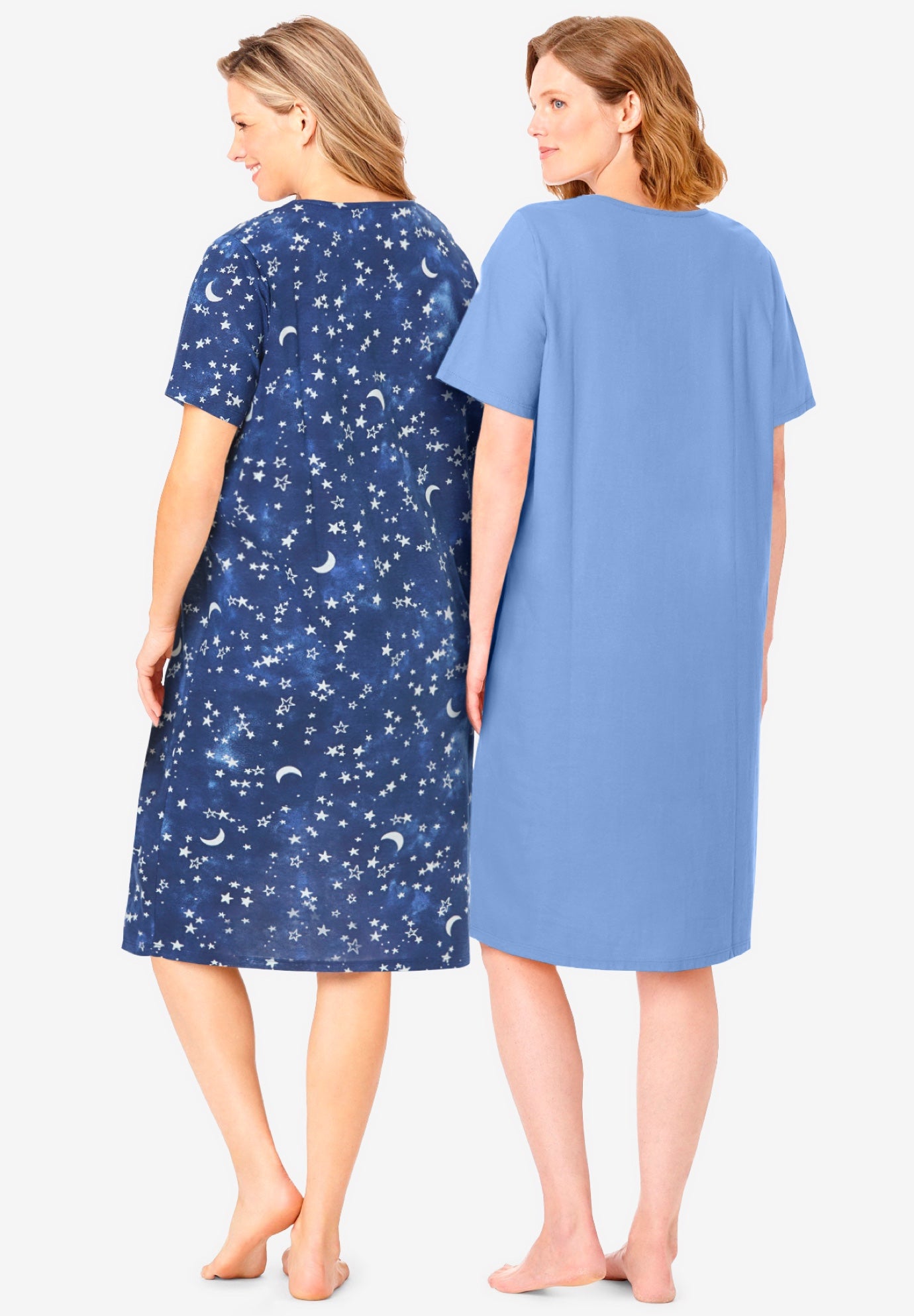 2-Pack Short-Sleeve Sleepshirt image number 1