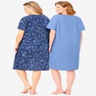2-Pack Short-Sleeve Sleepshirt image number null