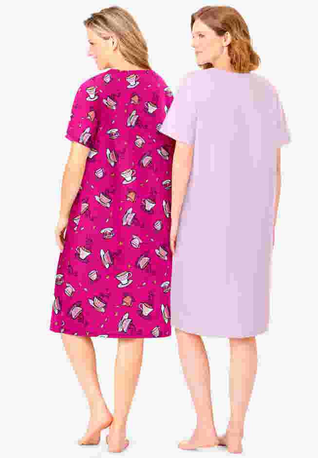 2-Pack Short-Sleeve Sleepshirt image number 1