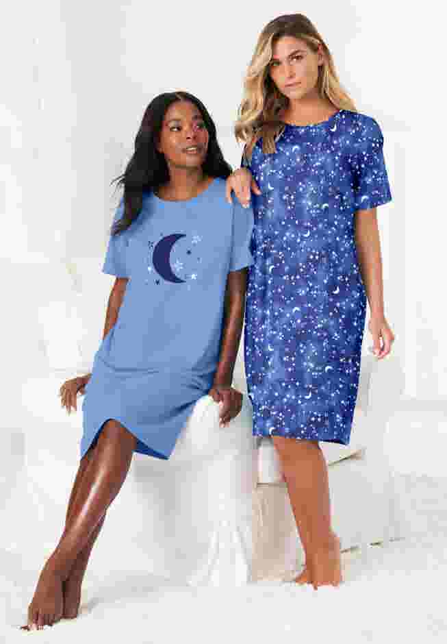 2-Pack Short-Sleeve Sleepshirt image number 0