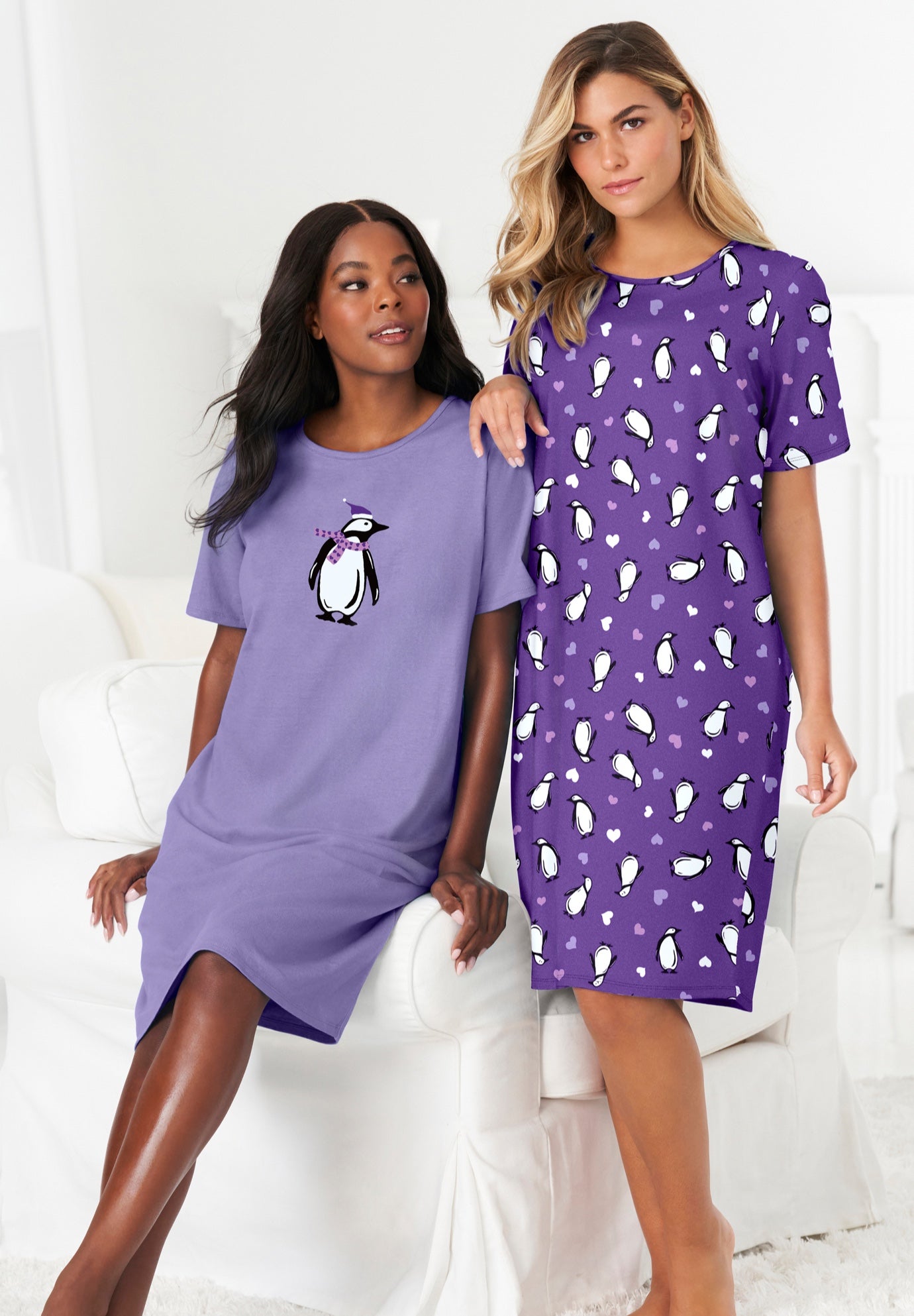 2-Pack Short-Sleeve Sleepshirt image number 6