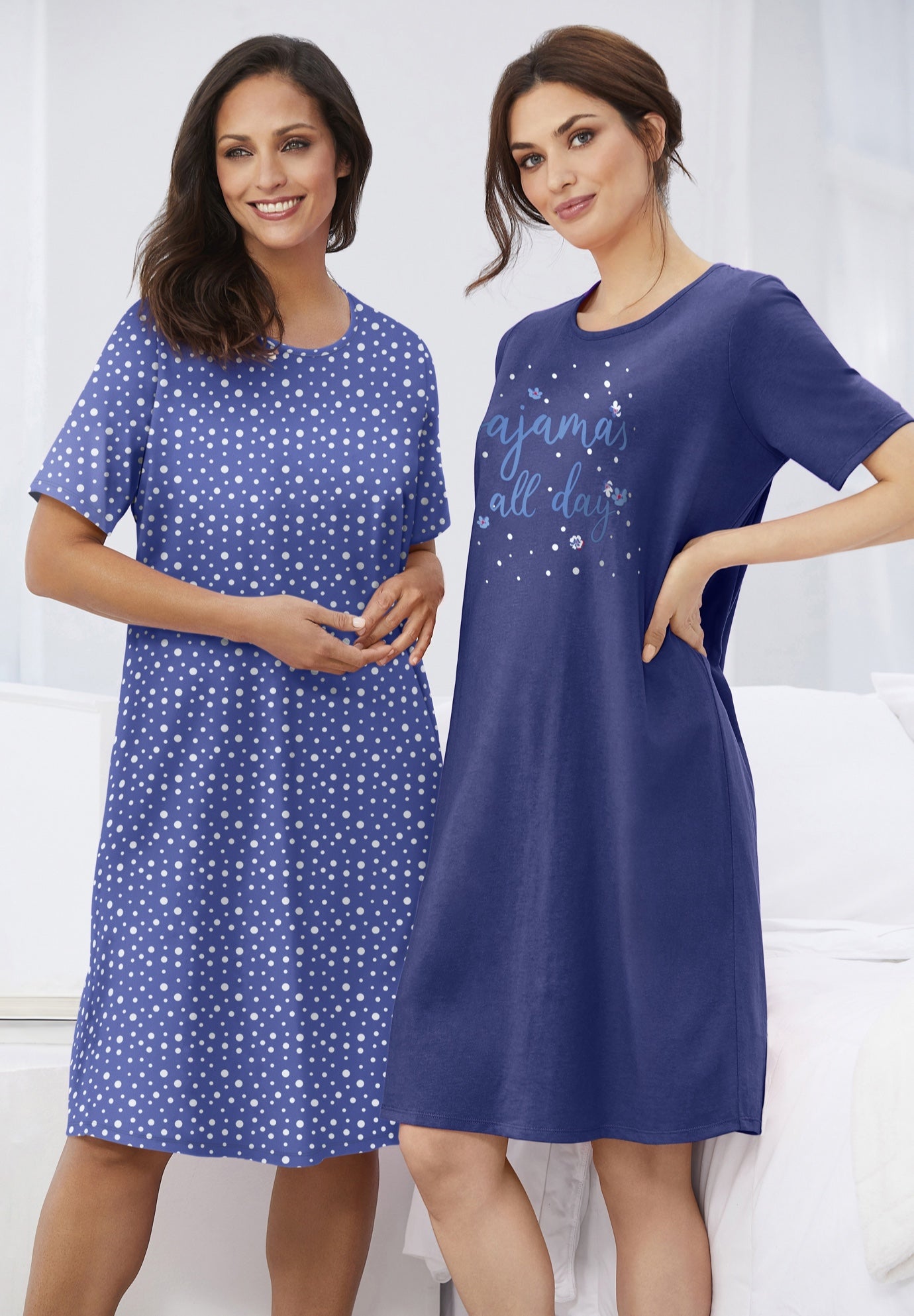2-Pack Short-Sleeve Sleepshirt image number 3