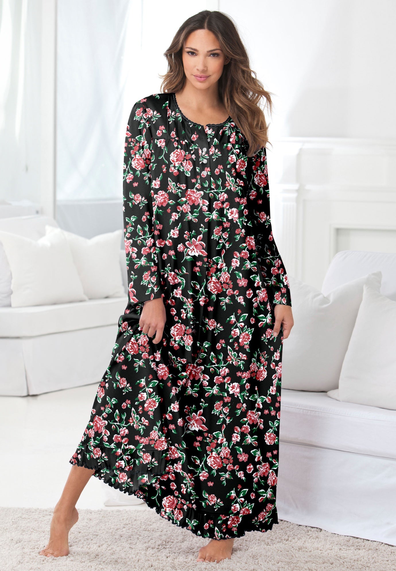 Long-Sleeve Gown image number 4