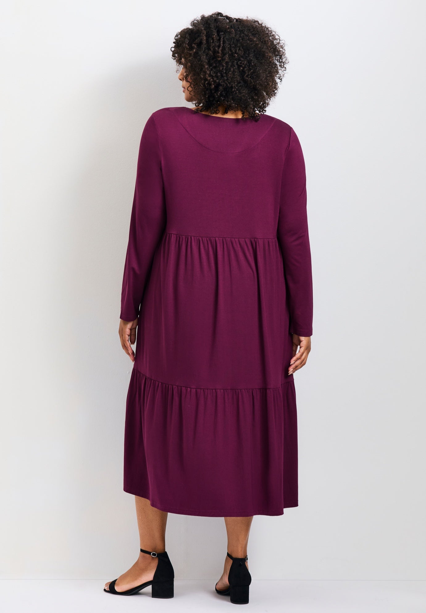 Nylah Tiered Knit Dress image number 1