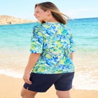 Three-Quarter Sleeve Swim Tee image number null