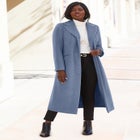 Full Length Wool Blend Coat image number null