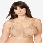Jacquard Front-Close Wireless Bra image number 0