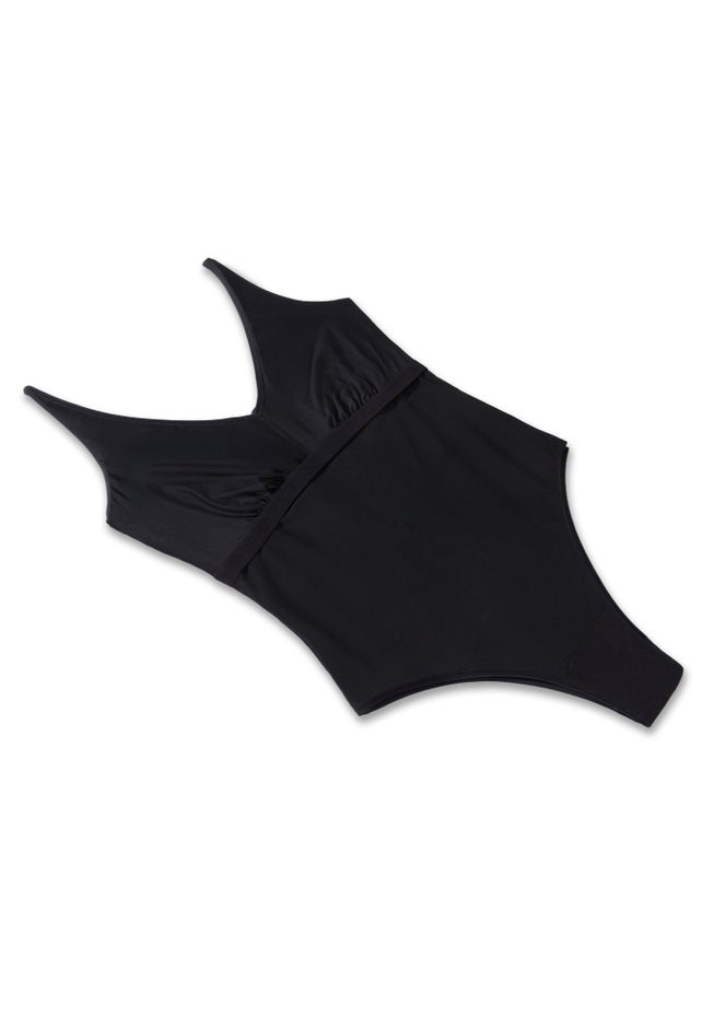 Twist-Front V-Neck One Piece Swimsuit image number 7