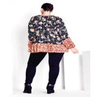 Imari Empire Waist Spliced Top image number 2