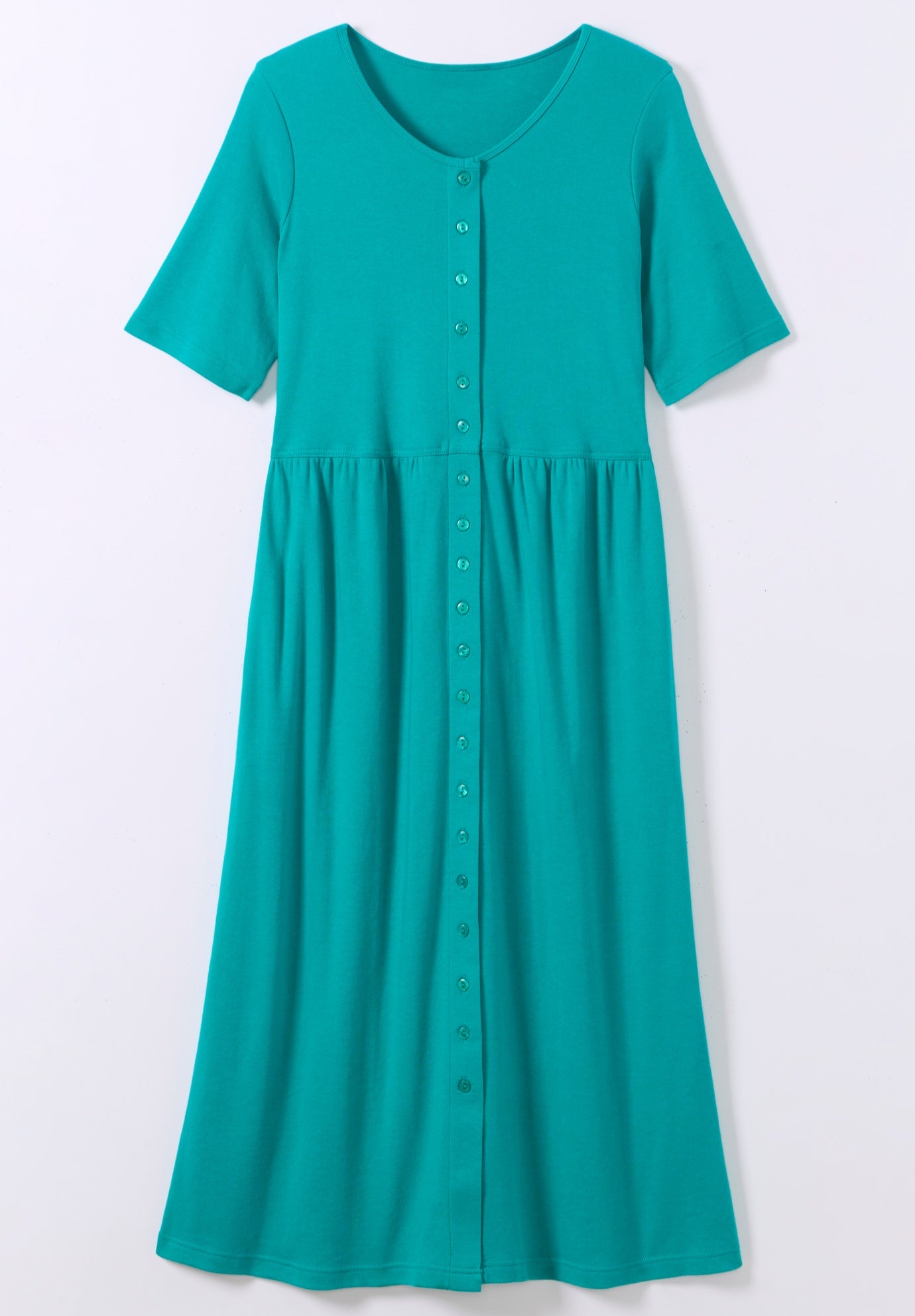 Button-Front Essential Dress image number 2