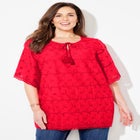 Harborview Eyelet Top image number null