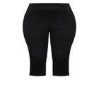 Pull On Cropped Denim Capri image number 2