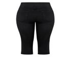 Pull On Cropped Denim Capri image number 7
