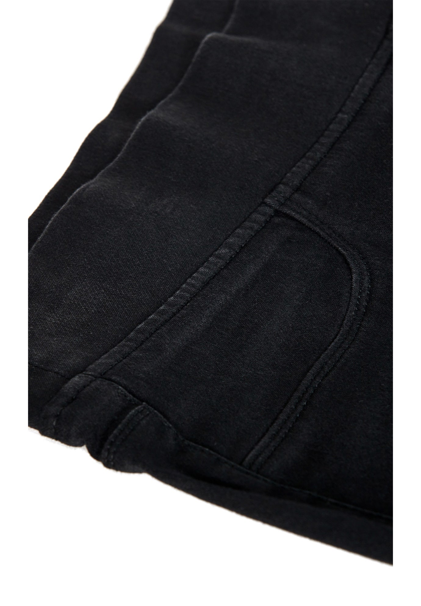 Pull On Cropped Denim Capri image number 8