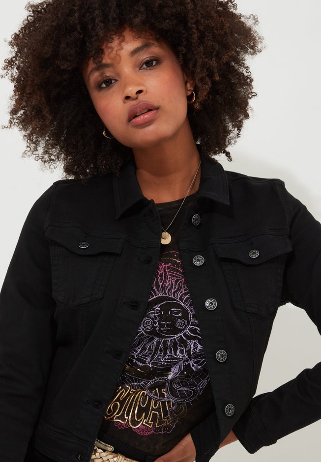 Essential Stretch Denim Jacket image number 2