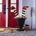 38"L Pre-Lit Wicked Witch Legs image number null