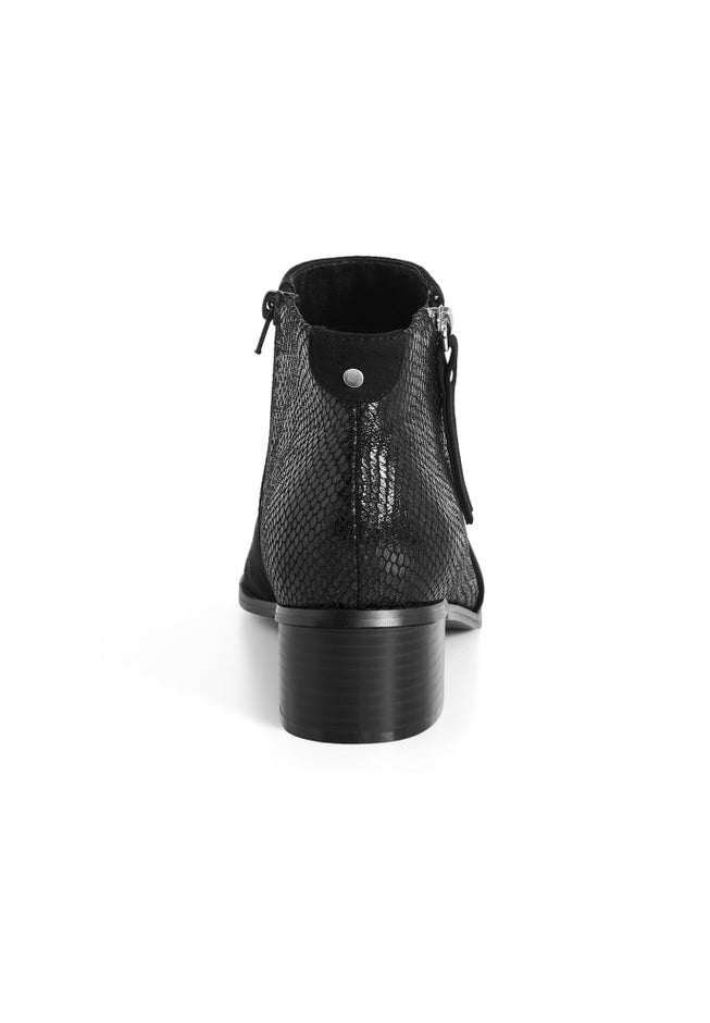 Arla Ankle Snake Skin Effect Boot image number 2