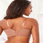 Catherines&reg; Jacquard Polka Dot Wire Free Bra image number null