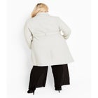 Isla Wrap Waist Tie Coat image number 3