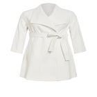Isla Wrap Waist Tie Coat image number 6
