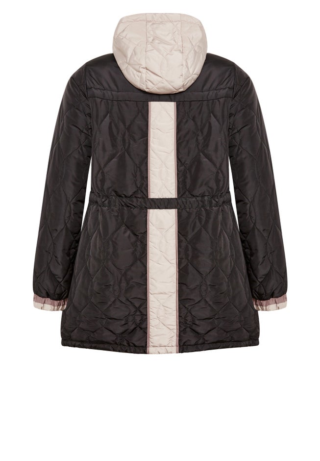 Clio Quilt Padded Hooded Neck Coat image number 5