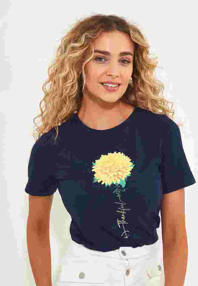 Stretch Cotton Graphic Tee image number 0