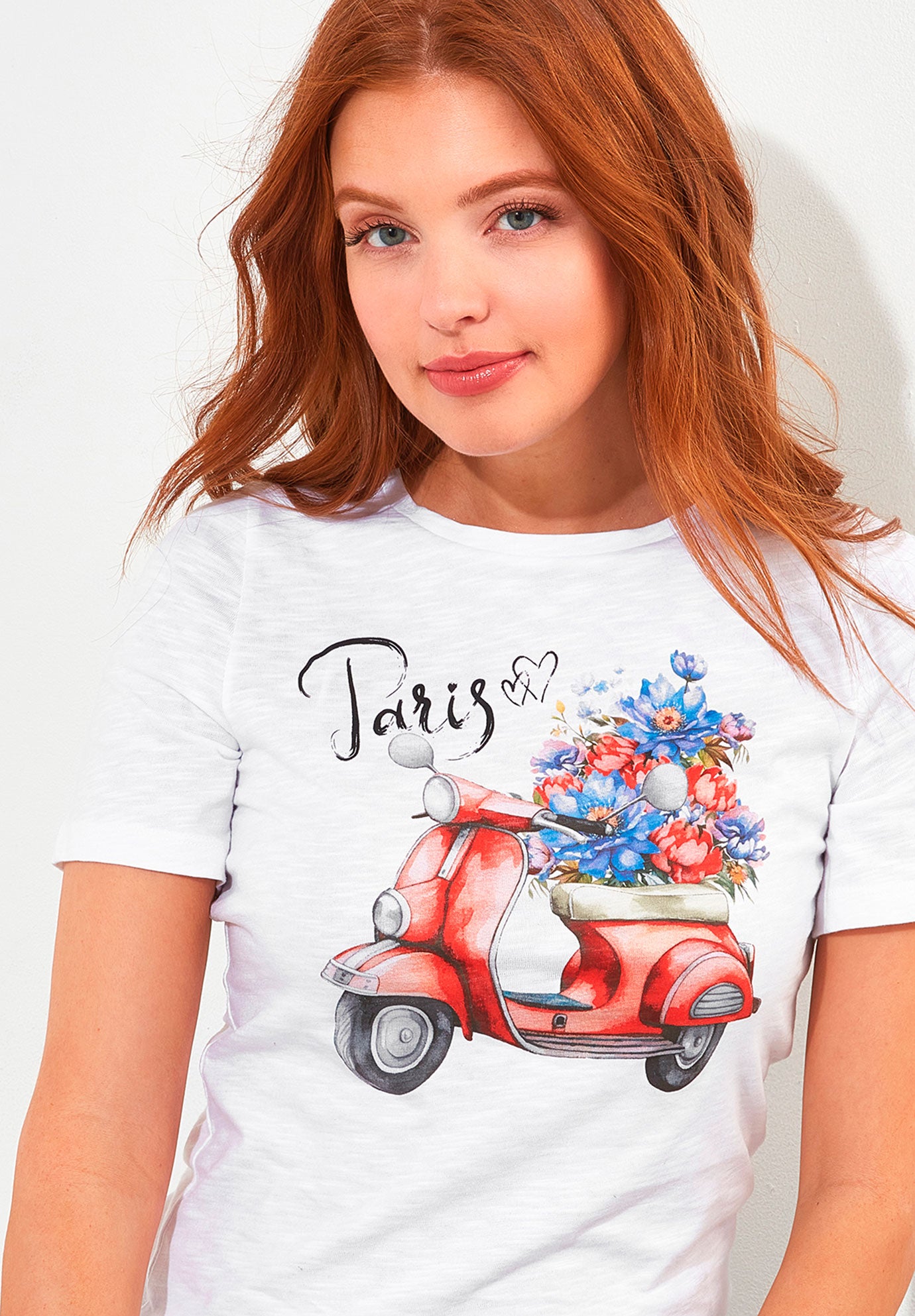 Stretch Cotton Graphic Tee image number 0