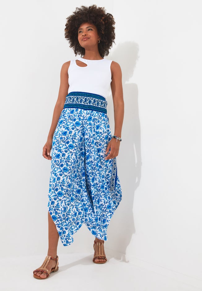 Flowy Crop Beach Pant image number null